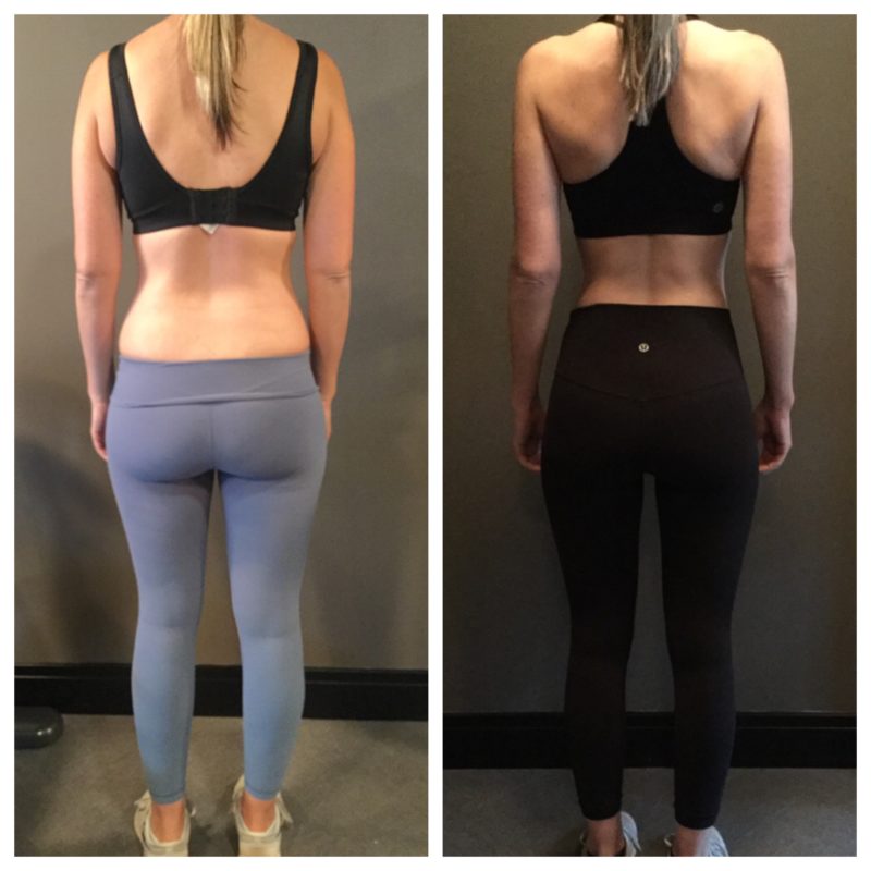 lunges results before and after